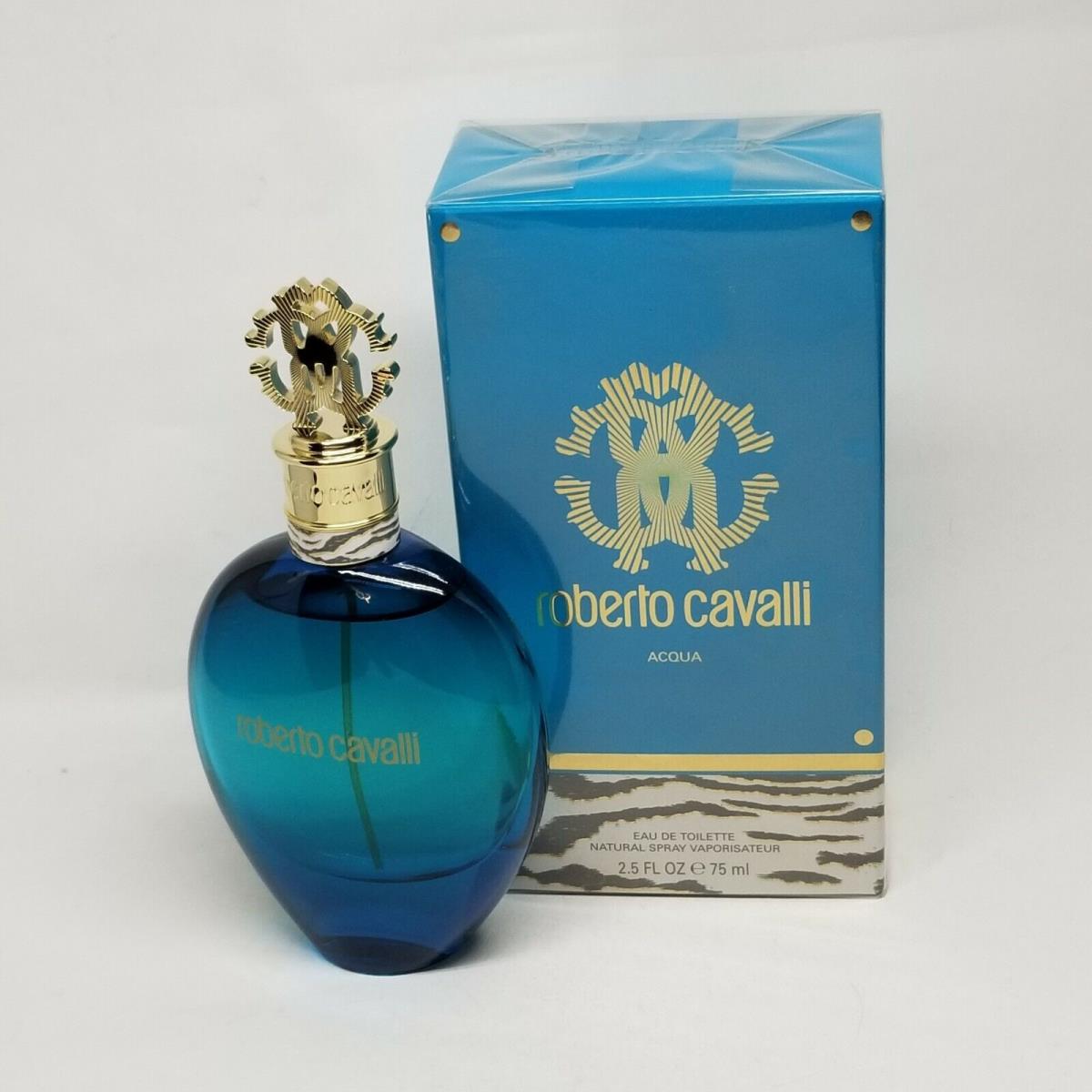 Roberto Cavalli Acqua 2.5 oz 75 ml Eau de Toilette Spray Women Box