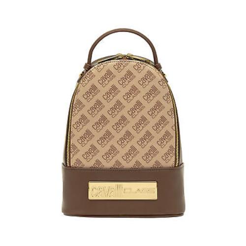 Cavalli Class Caprera Khaki Small Fashion Backpack