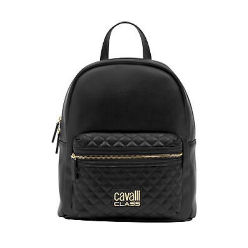 Cavalli Class Livorno Black Medium Fashion Backpack