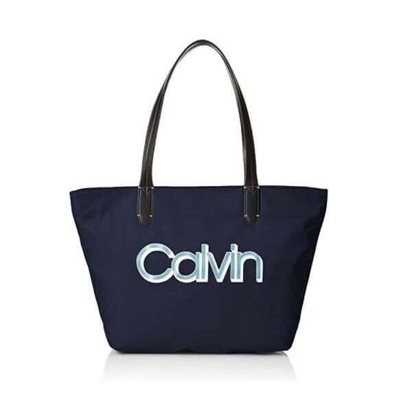 Calvin Klein Celia Nylon Organizational Small Tote - Navy