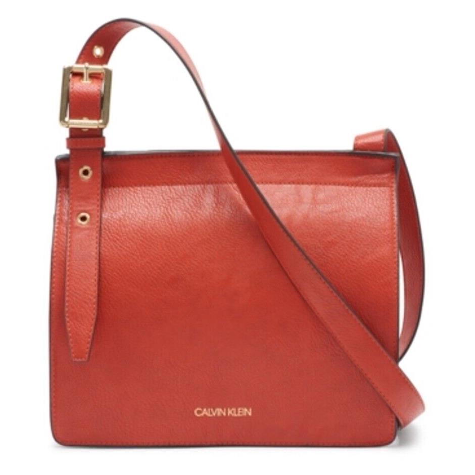 Calvin Klein Havana Crossbody Burnt Orange