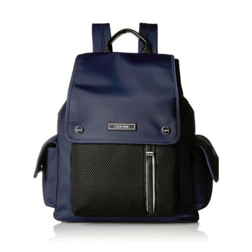 Designer Calvin Klein Tali H7GKE7HC CK Logo Nylon Mesh Premium Backpack