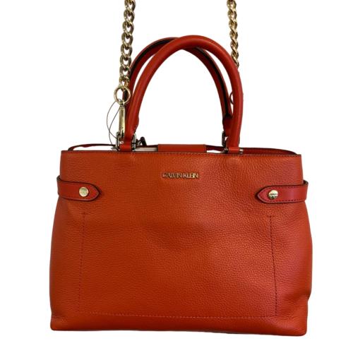 Calvin Klein Adrina Purse with Detachable Strap Orange