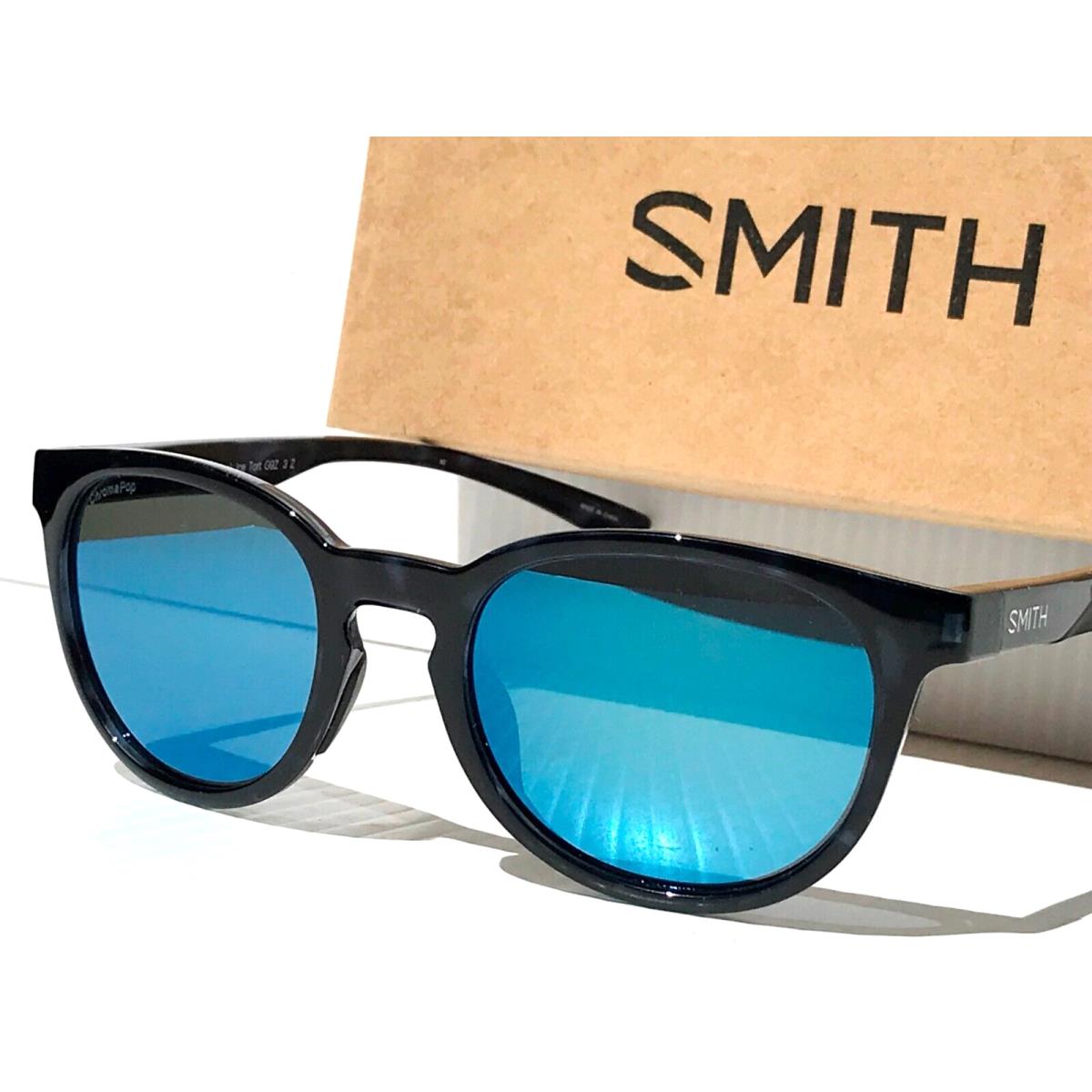 Smith Optics Eastbank Black Tort Polarized Chromapop Blue Mirror Sunglass G9Z