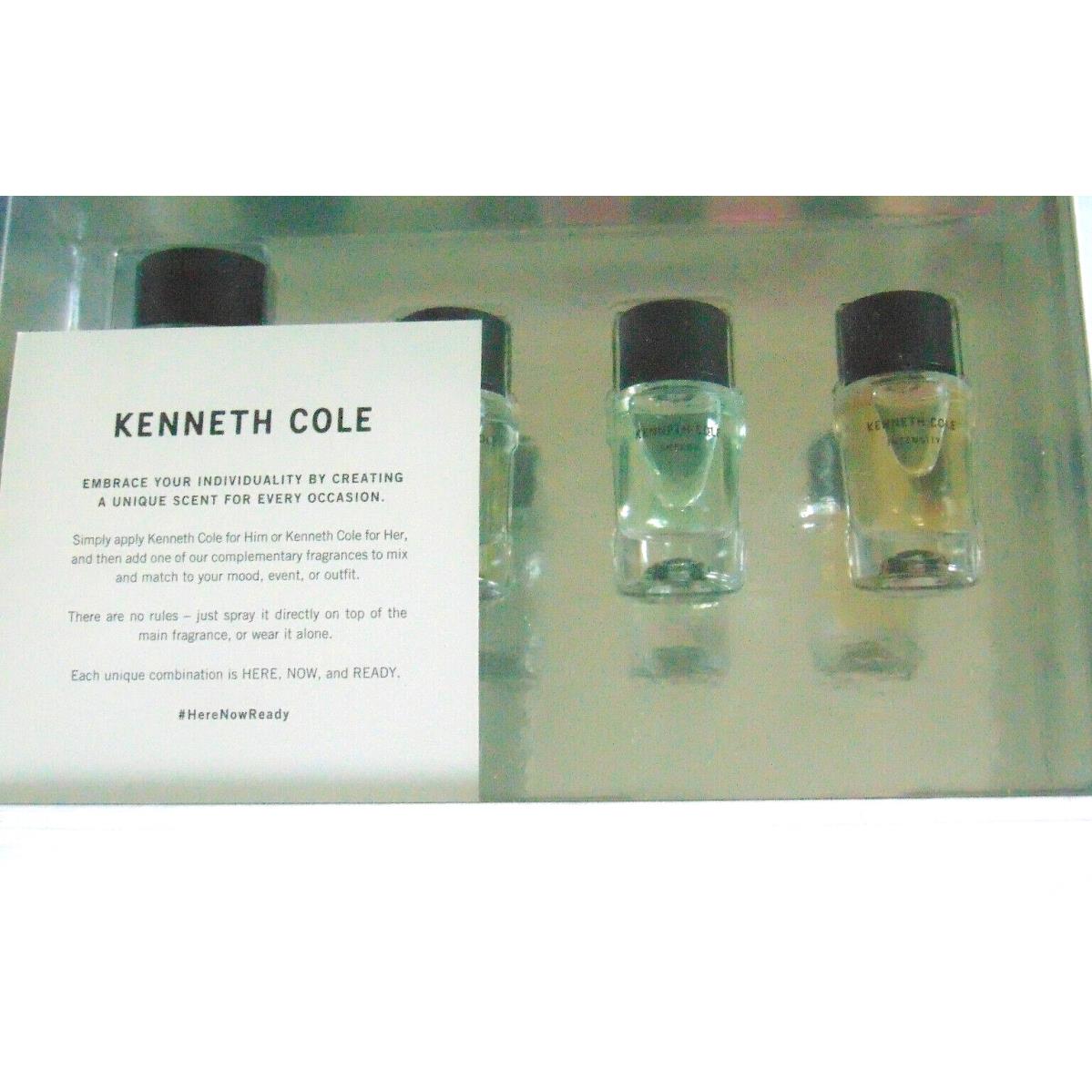 Kenneth Cole For Her Fragrance Parfum Sprays Perfume Gift Set Of 4