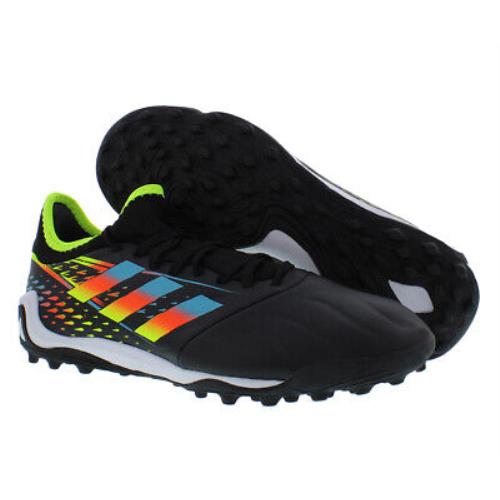Adidas Copa Sense.3 TF Unisex Shoes - Core Black/Bright Cyan/Team Solar Yellow, Main: Black