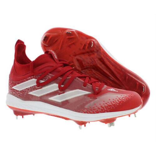 Adidas Adizero Afterburner Nmv Mens Shoes - Team Power Red/Footwear White/Vivid Red, Main: Red