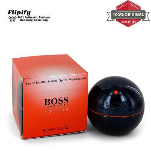 Boss In Motion Black Cologne 1.3 oz Edt Spray For Men by Hugo Boss