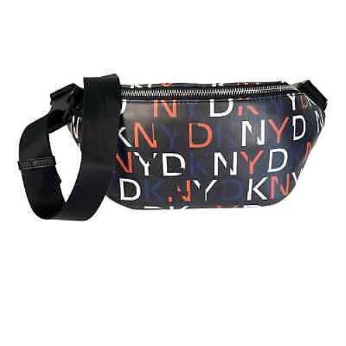 Dkny Women`s Black Leather Multi-functional Crossbody Belt Tilly Sling Bag