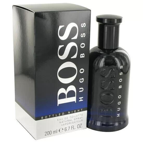 Hugo Boss Bottled Night Eau De Toilette Men Spray 6.7 oz / 200 ml