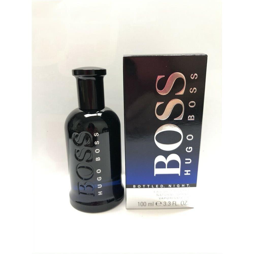 Boss Bottle Night by Hugo Boss 3.3 oz/100ml Eau de Toilette Spray Men As Imaged