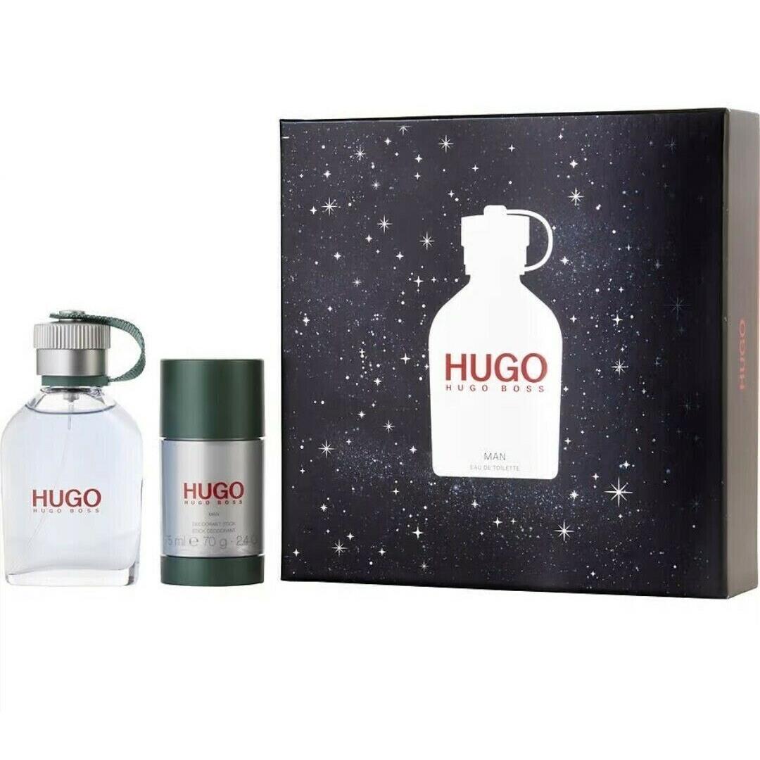 Hugo Boss Hugo Man Eau de Toilette 2.5 FL OZ Deodorant 2.4 OZ Gift Set