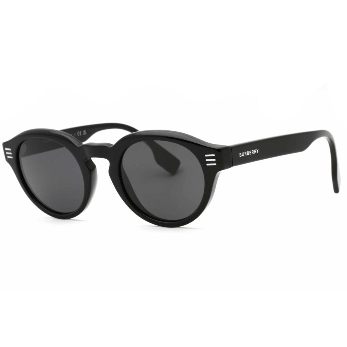 Burberry Men`s Sunglasses Black Plastic Round Full Rim Frame 0BE4404 300187