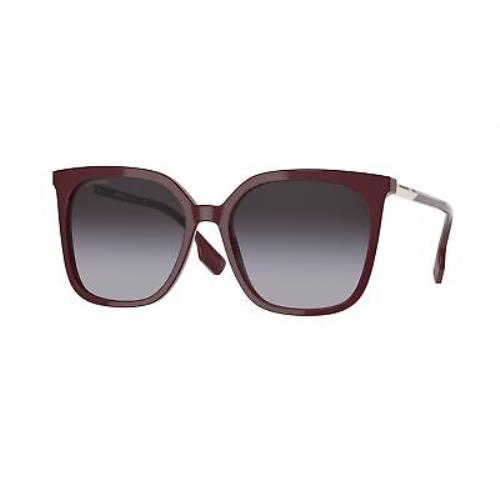 Burberry BE4347 34038G Bordeaux Grey Gradient 56 mm Women`s Sunglasses