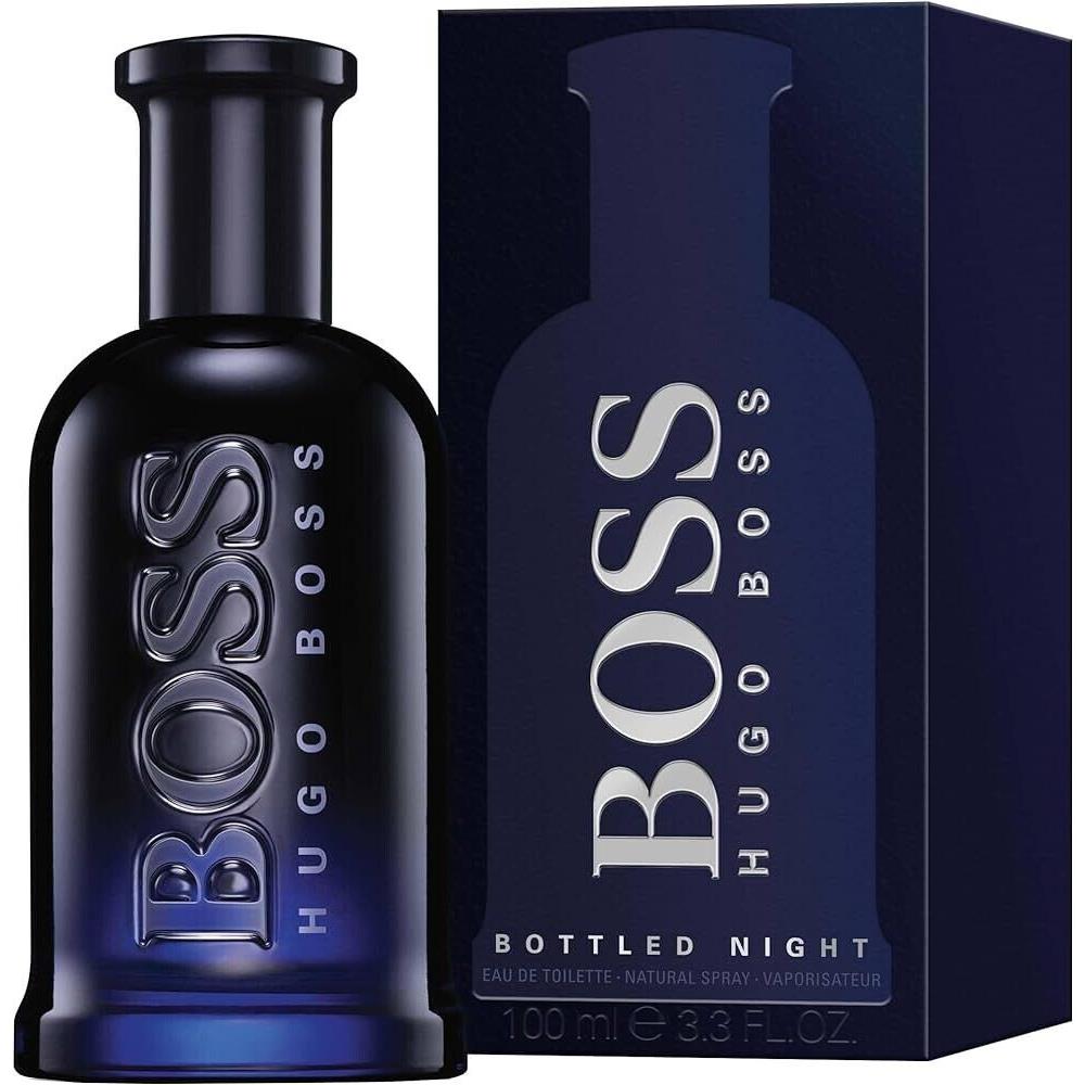 Boss Bottled Night by Hugo Boss Edt Spray For Men 3.3oz Box