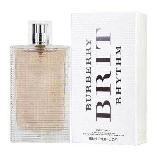 Burberry Brit Rhythm For Her 3 oz 90 ml Edt Spray