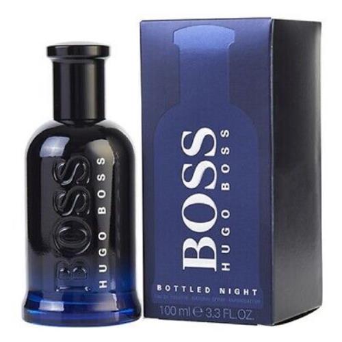 Boss Bottled Night Hugo Boss 3.3 oz / 100 ml Eau de Toilette Edt Men Spray