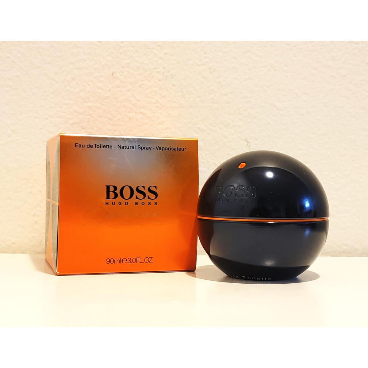 Boss In Motion Black by Hugo Boss 3 Oz/ 90 ml Edt Spy Cologne For Men Homme Rare