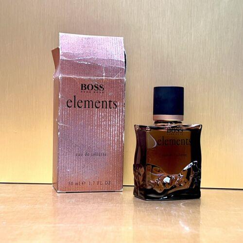 Boss Elements Brown by Hugo 1.7oz-50ml Eau De Toilette Splash Vintage BB21