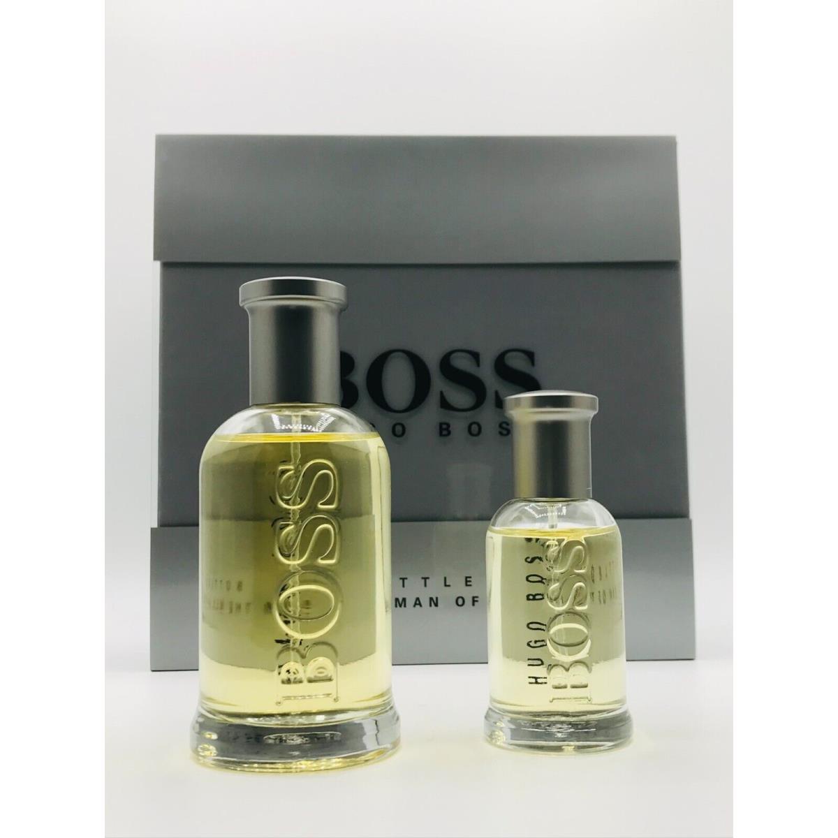 Hugo Boss Bottled Men 2pc Set Cologne Spray 3.3 oz and 1.0 oz