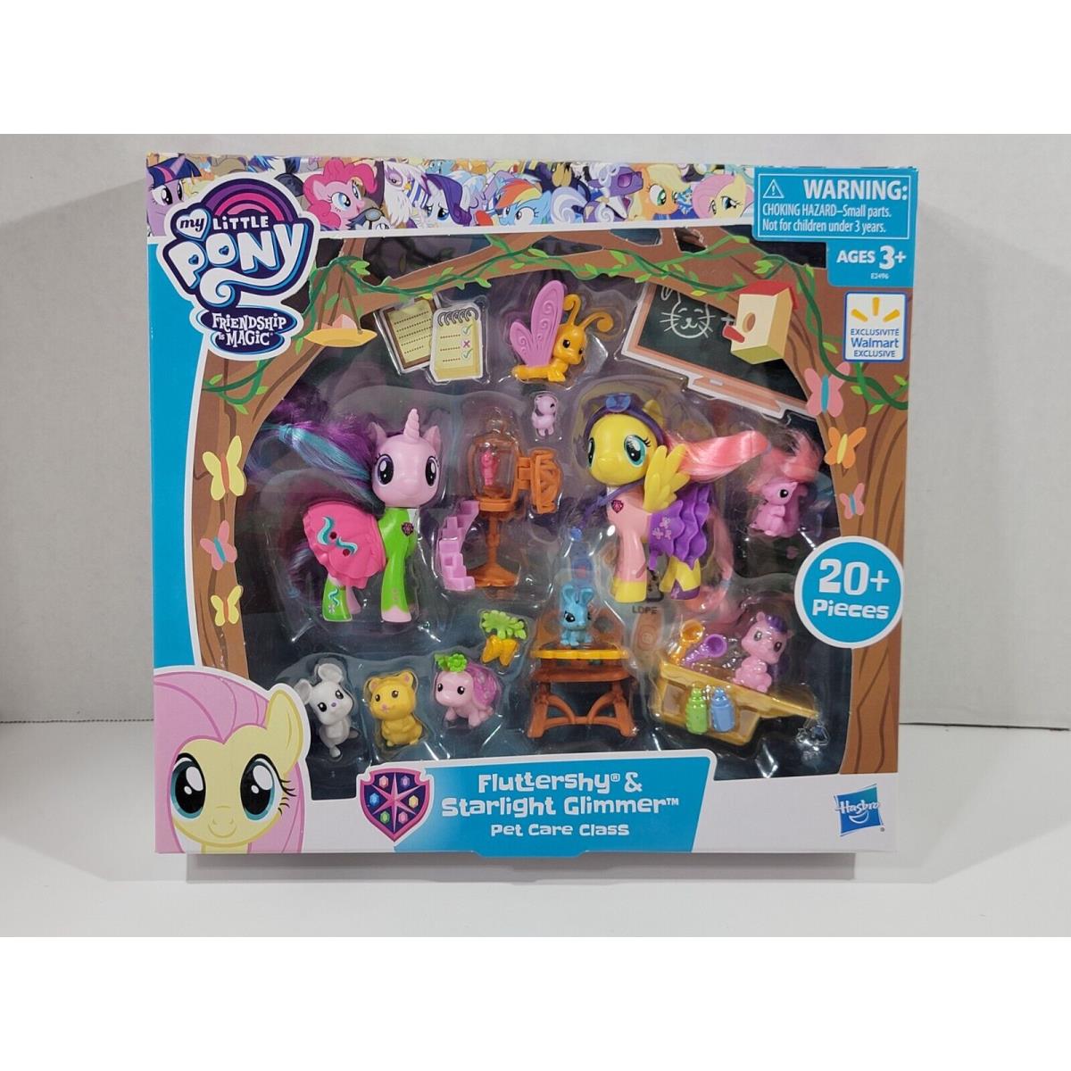 My Little Pony Mlp G4 Fluttershy Starlight Glimmer Pet Care Class in Package