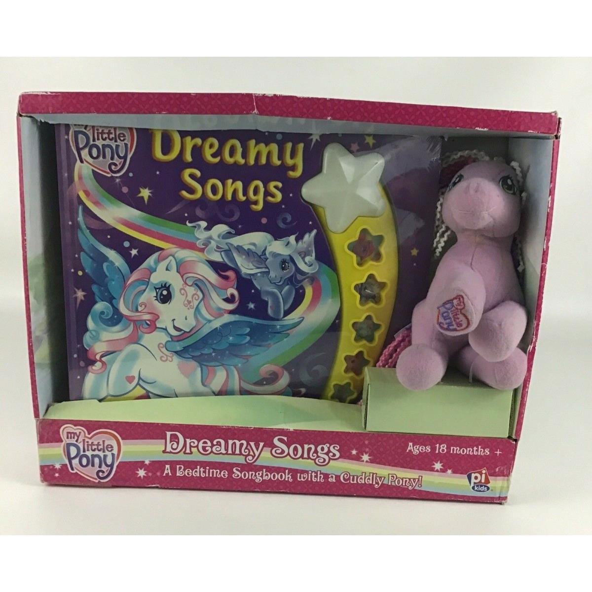 My Little Pony Dreamy Songs Bedtime Songbook Plush Stuffed Animal Toy Hasbro