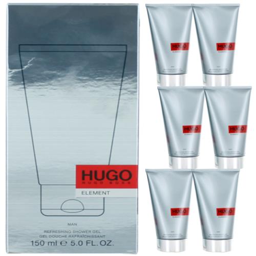 Element By Hugo Boss For Men Combo Pack: Refreshing Shower Gel 30oz 6x5oz