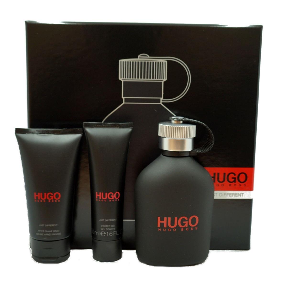 Hugo Just Different BY Hugo Boss 3PC Gift Set with Eau DE Toilette Spr 150ML