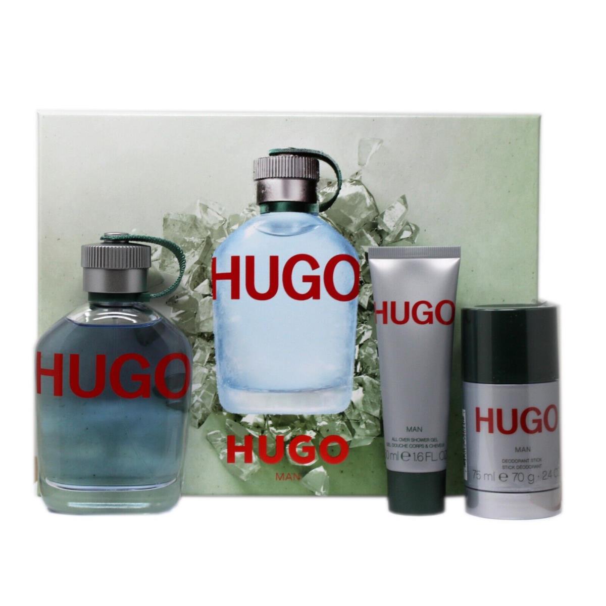 Hugo Man BY Hugo Boss 3 Piece Gift Set Eau DE Toilette Natural Spray 125ML