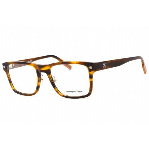 Ermenegildo Zegna Men`s Eyeglasses Coloured Havana Full Rim Frame EZ5240-H 055