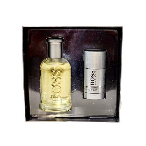 Hugo Boss Bottled 2PC Gift Set For Men 6.7OZ Edt Spray + 2.6OZ