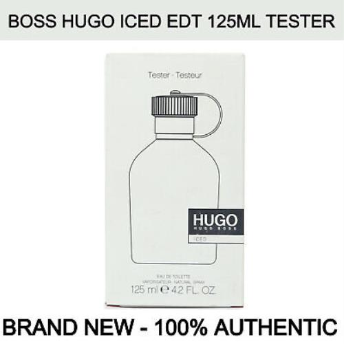 Hugo Boss Hugo Iced Eau de Toilette For Men 125ml Tester Spray Bottle