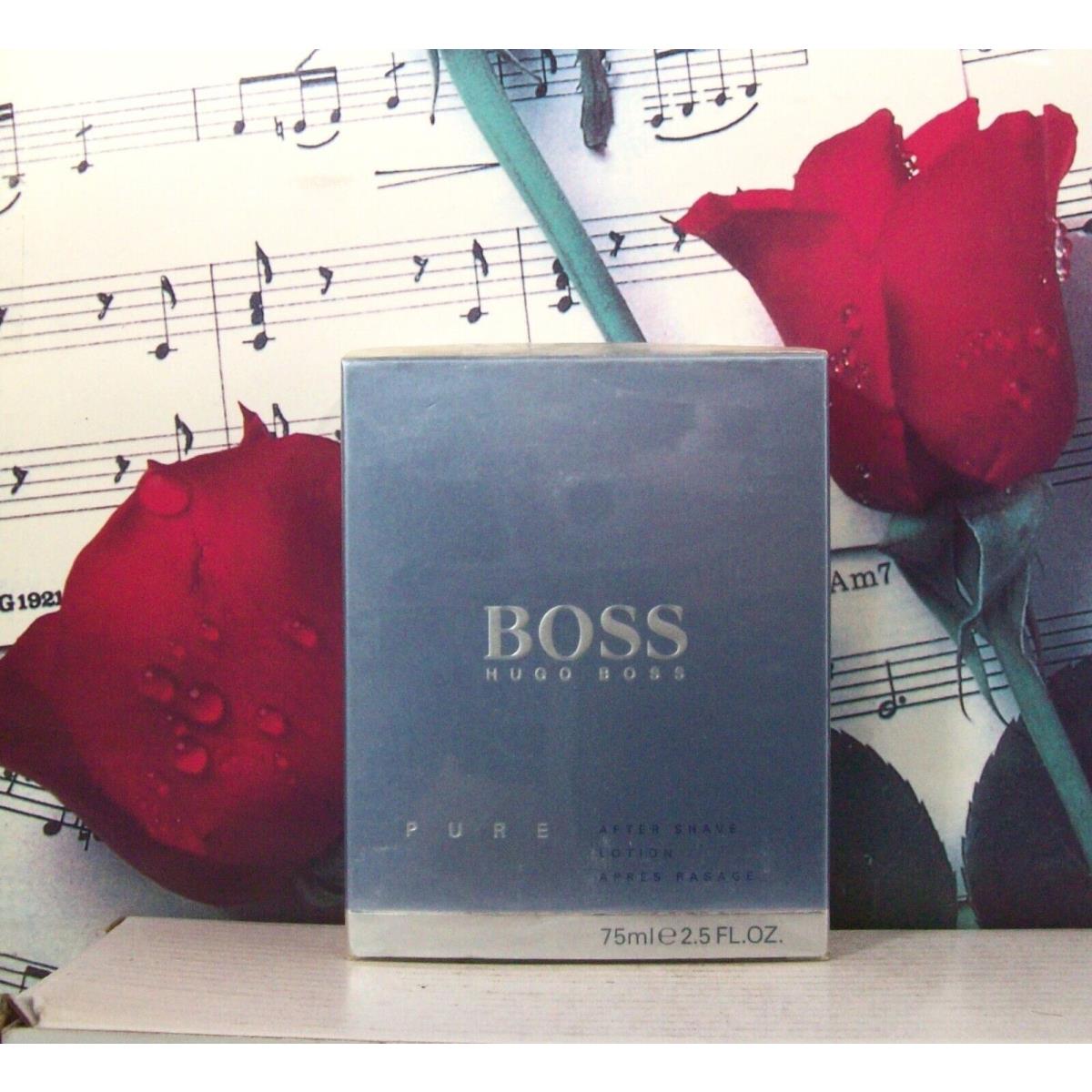 Boss Pure By Hugo Boss After Shave Lotion 2.5 Fl. Oz. Box