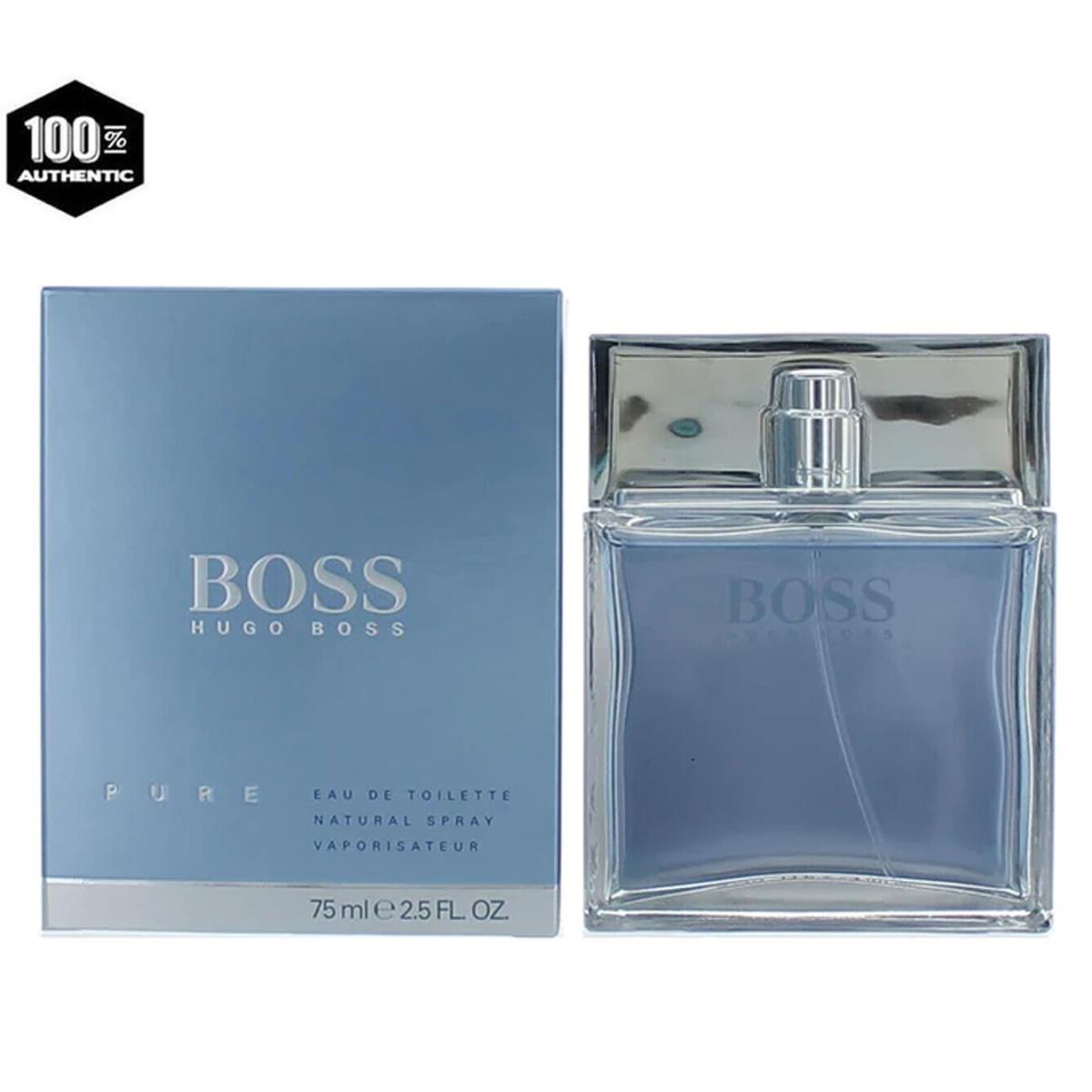 Boss Pure by Hugo Boss 2.5 oz / 75 ml Edt Spray For Men