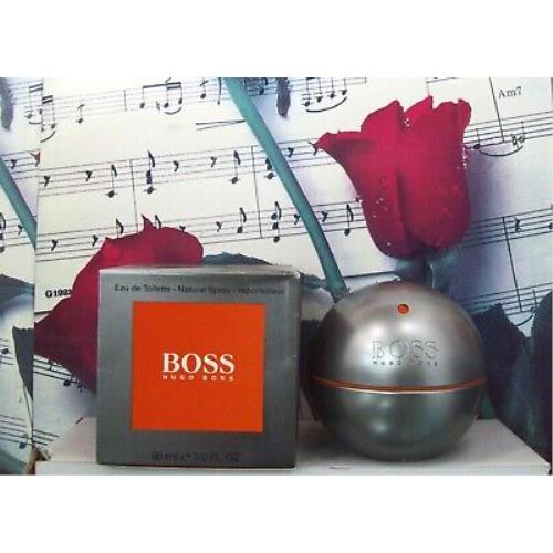 Boss In Motion Edt Spray 3.0 Fl. Oz. By Hugo Boss. Vintage