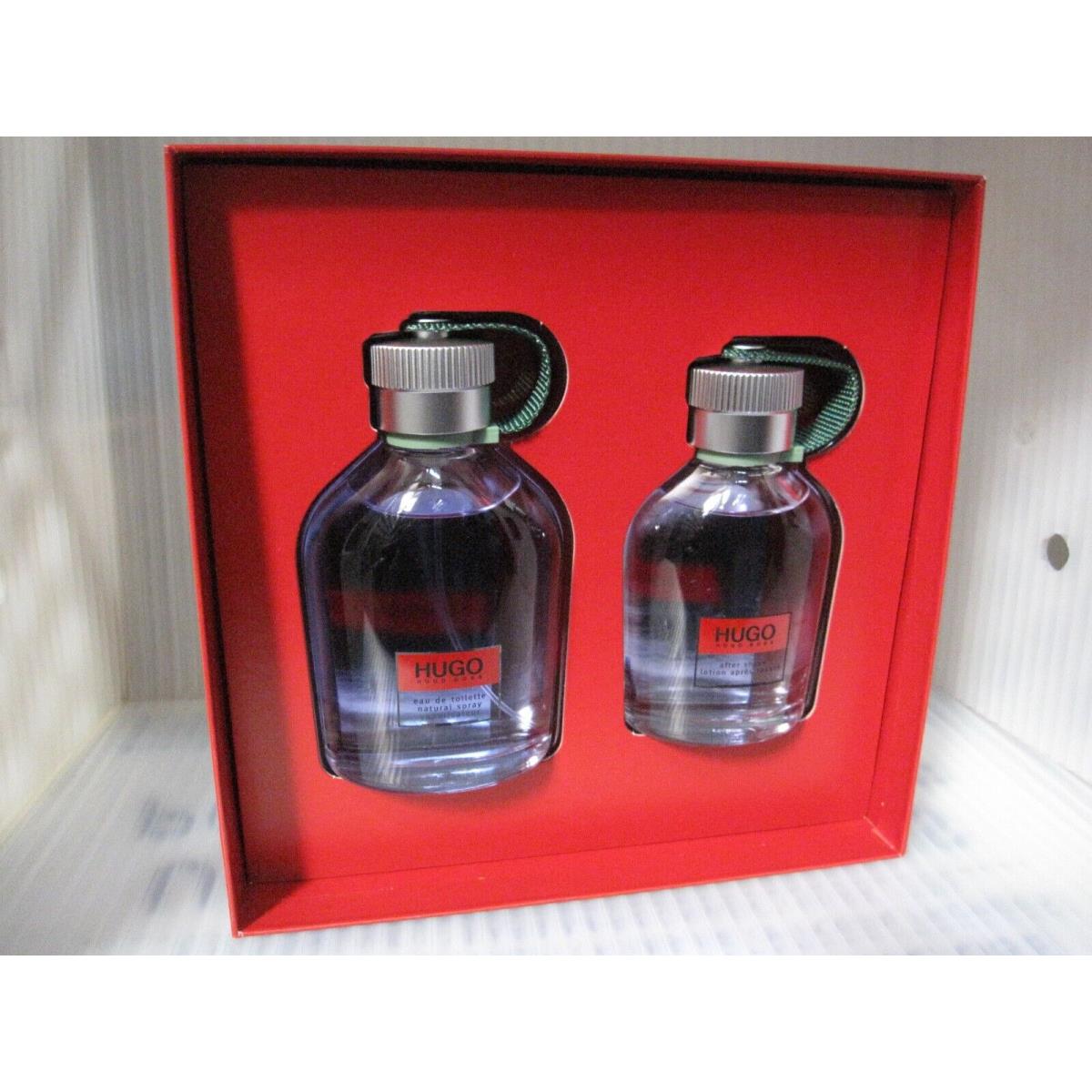 Vintage Hugo Men by Hugo Boss 2 Pieces : 5.0 Edt Spray + 3.3 oz After Shave