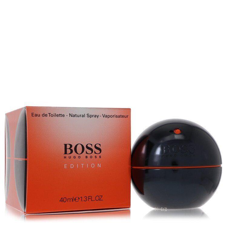 Boss In Motion Black by Hugo Boss Eau De Toilette Spray 1.3 oz / e 38 ml Men