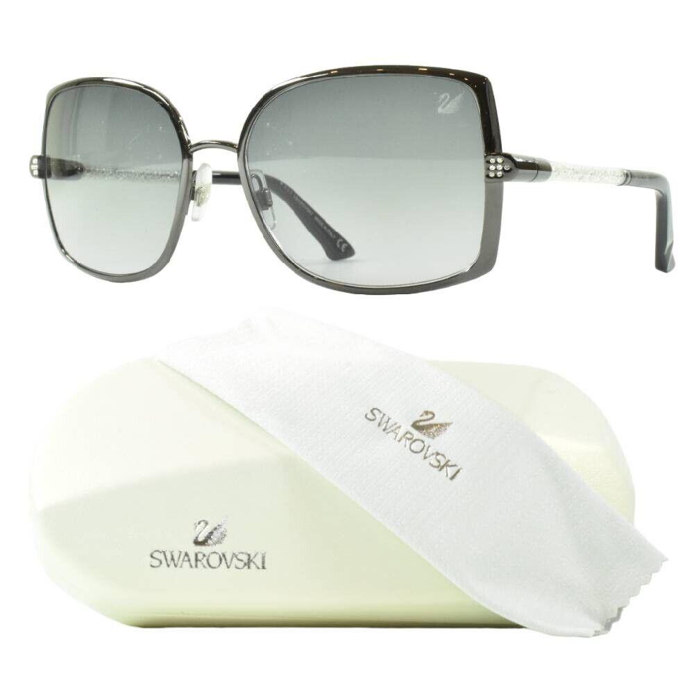 Swarovski Camie SK0043/S Womens Full Rim Square Sunglasses