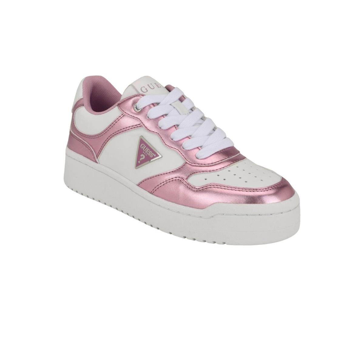 Guess Women White Pink Shoe Miram Gwmiram WHT143