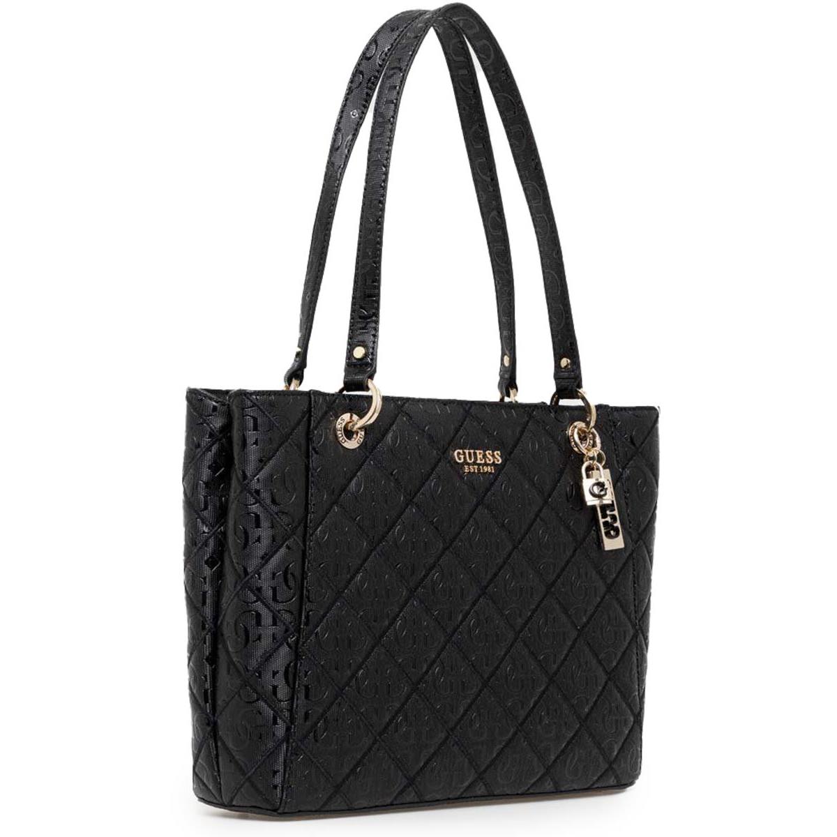 Guess Noelle Elite Womens Tote In Black