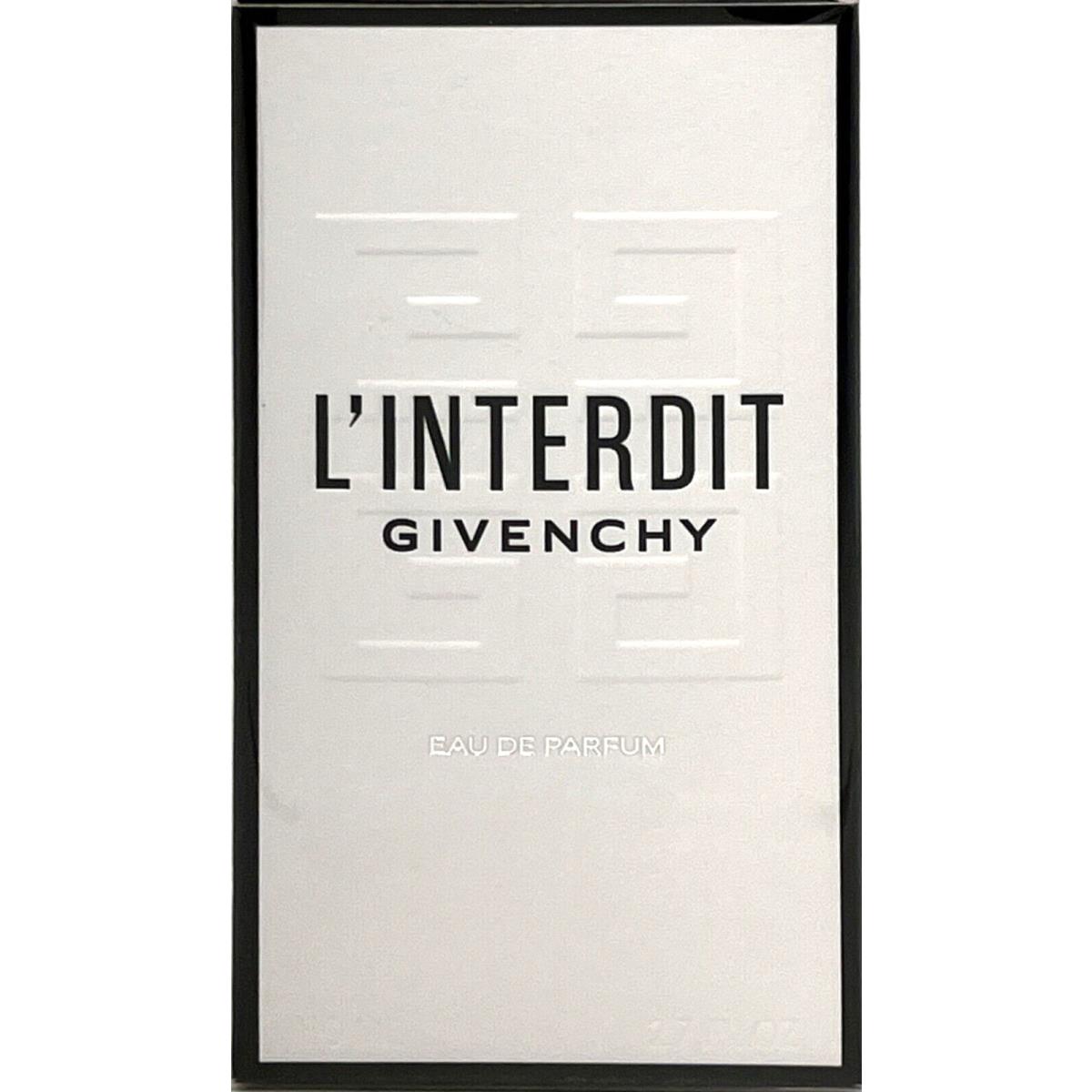 Givenchy L`interdit Eau DE Parfum Spray For Women 2.7 Oz / 80 ml Item