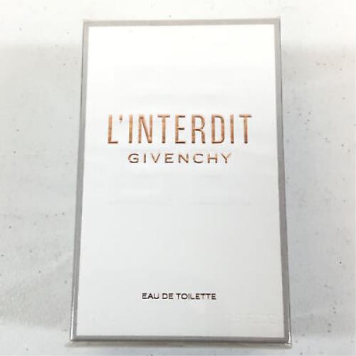 Givenchy L`interdit Womens Long Lasting Eau De Toilette Spray 80 ML