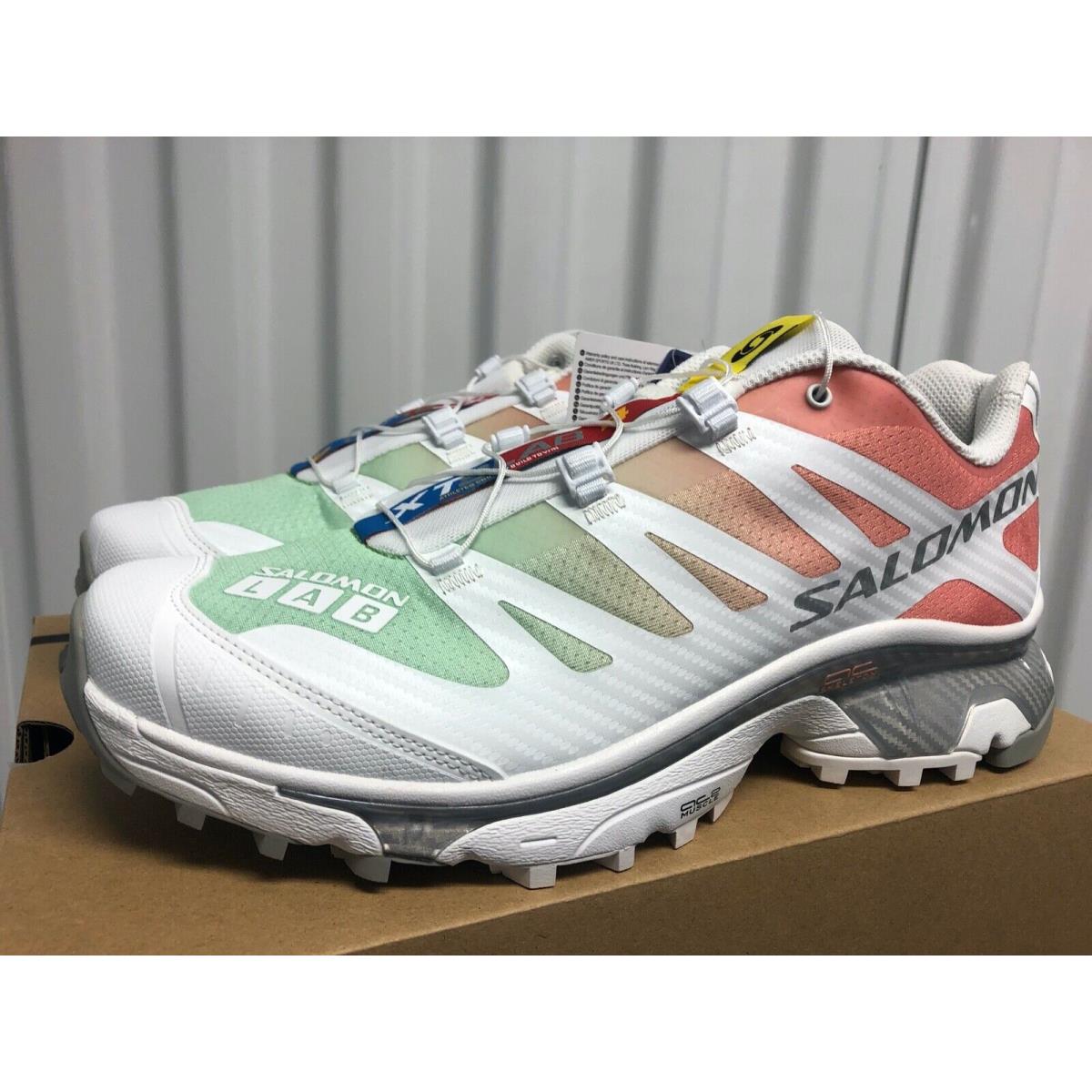 Salomon XT-4 OG White Green Ash Coral Gradient 9.5-13 S/lab Trail Running Hiking