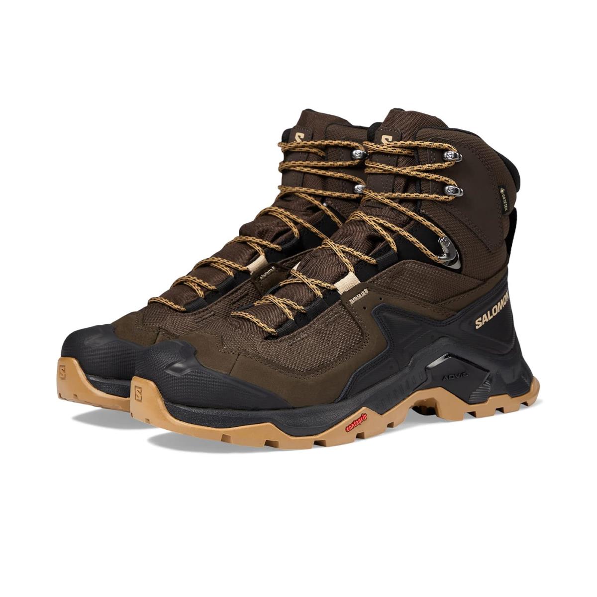 Man`s Hiking Salomon Quest Element Gtx Delicioso Black Dull Gold