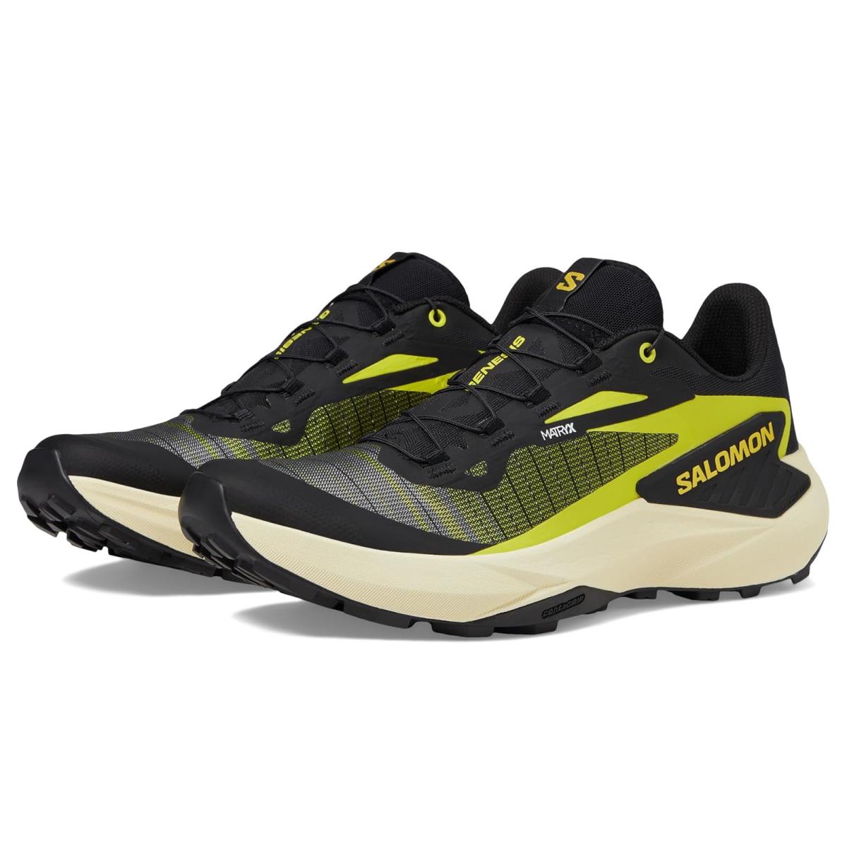 Man`s Sneakers Athletic Shoes Salomon Genesis Black