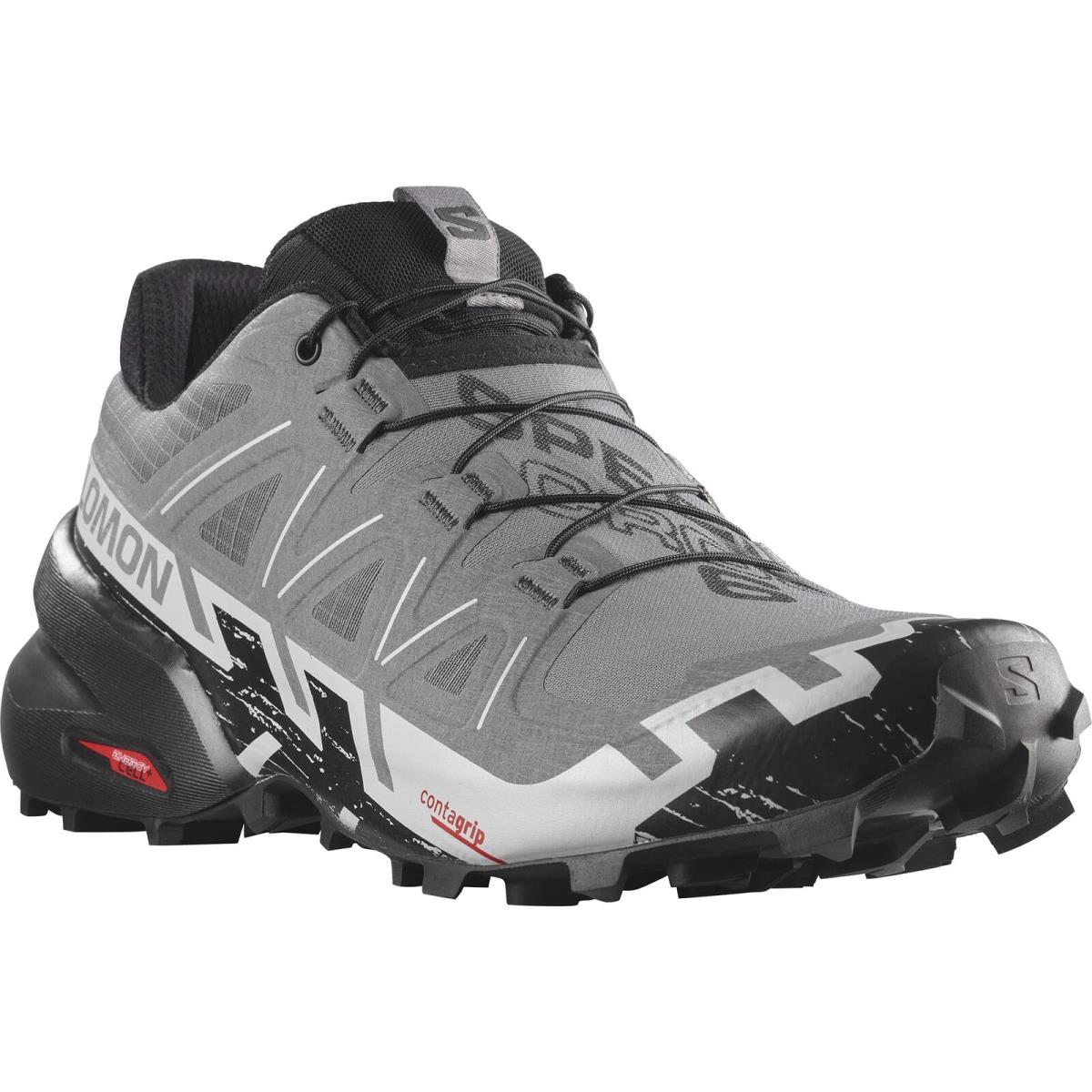 Salomon Men`s Speedcross 6 Sneaker Quiet Shade/black/pearl Blue 9 - Quiet Shade/Black/Pearl Blue