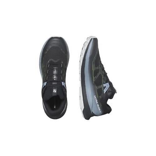 Salomon Ultra Glide 2 Men`s Trail Running Shoes Black/flint Stone/green Gecko