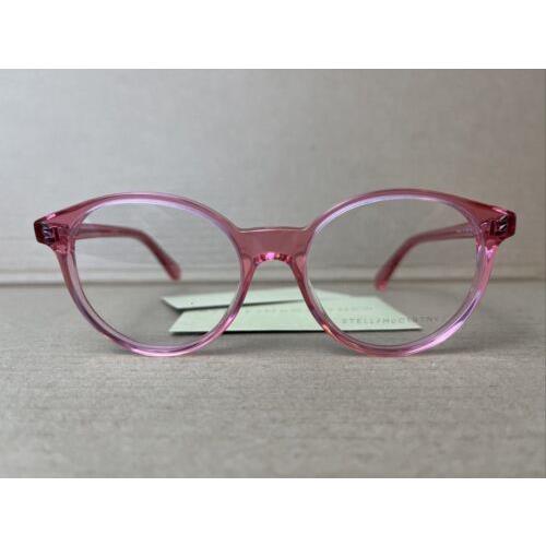 Stella Mccartney SC 014301 005 Transparent Pink Eyeglasses 51 18 145 Frames