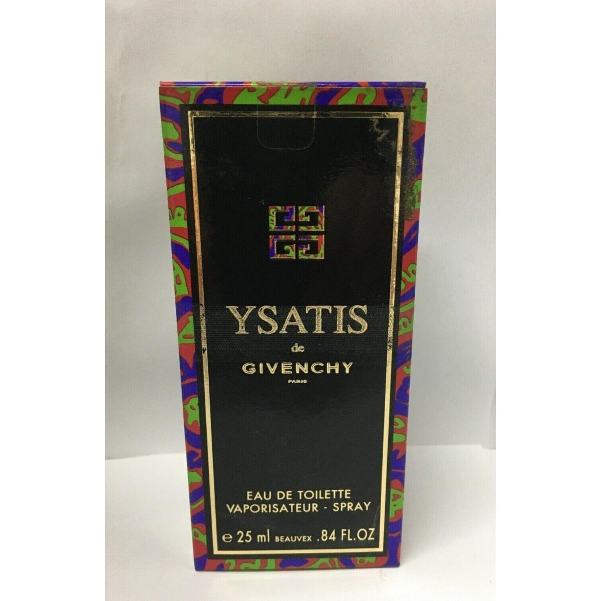 Vintage Ysatis DE Givenchy Eau De Toilette Spray 0.84 Oz 25ml For Women