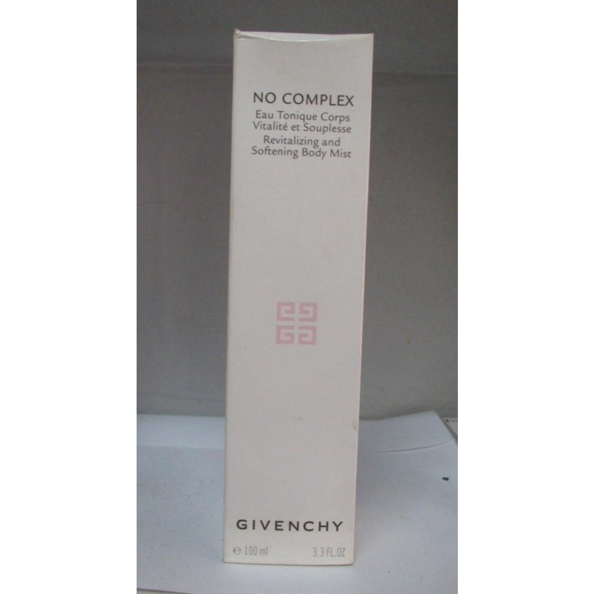 Givenchy NO Complex Revitalizing Softening Body Mist 3.3 FL OZ/100 ML Women